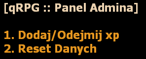 qRPG - Panel Admina